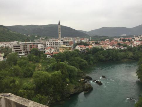 Mostar a horvát oldalról