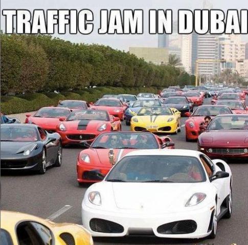 Forgalmi dugó Dubaiban
